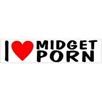 Amazon.com: JS Artworks I Love Midget Porno vinilo adhesivo ...