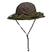 Mosquito Net Hat Safari Hat UPF 50+ Sun Protection Boonie Hats for Men with Neck Flap Fishing Hiking for Men/Women Army Green