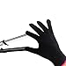 AFT90 Heat Resistant Glove for Hair Styling, Curling Iron, Flat Iron and Curling Wand, Black, Pink Edge, 1 Piece
