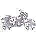 Whitelotous Cutting Dies Cut Dies Stencil Metal Template Mould for DIY Scrapbook Album Paper Card (Motorcycle)