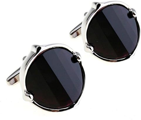 Beauty Jewelry Shop Cufflinks For Men Or Women Designs Romance Nobility elegance luxurious black circular cateye mosaic cufflinks