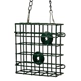 JCs Wildlife Single Suet Cage Bird Feeder - Holds