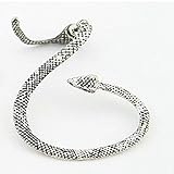 Sumanee Vintage Snake Wind Temptation Silver Ear Stud Gothic Punk Cuff Wrap Earrings JP
