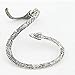 Sumanee Vintage Snake Wind Temptation Silver Ear Stud Gothic Punk Cuff Wrap Earrings JP