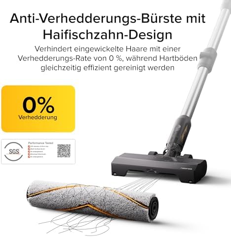 H60 Ultra Akku Staubsauger, 210AW Saugleistung, 90Min Max Laufzeit