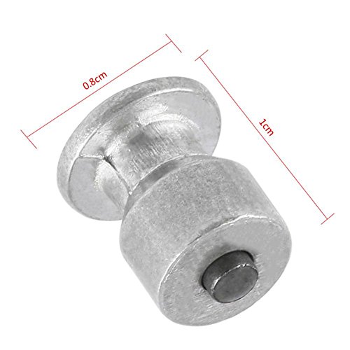 BleuMoo 100Pcs Car Tires Studs Spikes Wheel Car 8mm Snow Chains for Car Vehicle Truck Motorcycle