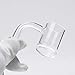 14mm Male 90 Degree 4mm Wall Thick Quartz with Glow Ball Glass Collector