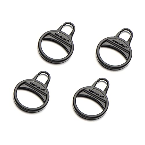 Zpsolution Zipper Ring Pulls Zipper Tab Replacement for Luggage Suitcase Backpack Handbags Boots Jackets