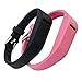 WITHit Fitbit Flex Wristbands - Fitbit Flex Replacement Bands with Chrome Watch Clasp, Fitbit Flex Color Bands, Fitbit Flex Accessory Bands, 2-Pack (Marsala & Black)