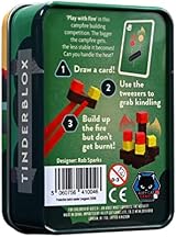 Alley Cat Games Tinderblox Dexterity Stacking Game – Travel Tin, Ages 6+ view 2