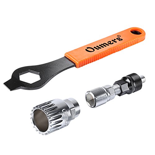 Oumers Bike Crank Extractor/Arm Remover and Bottom Bracket Remover with
