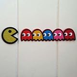 Pac-man Classic Namco Video Game Cartoon Embroidery Iron on Patches