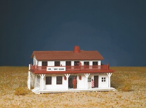 Bachmann Industries Saloon and Barber Shop Set, HO Scale