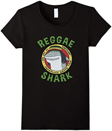 Women's Exclusive Key of Awesome Shirts - Reggae T-Shirt Large Black