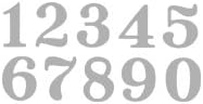 Rayher 59236000 Metal Cutting Dies Small Numbers 0-9, Number Cutting Die Stencils for Card making and Scrapbooking 10-Piece Set - Image 3