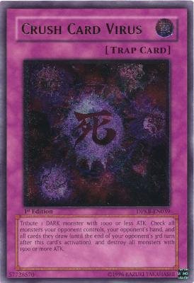 Yu-Gi-Oh! - Crush Card Virus (DPKB-EN039) - Duelist Pack: Kaiba - 1st Edition - Ultimate Rare