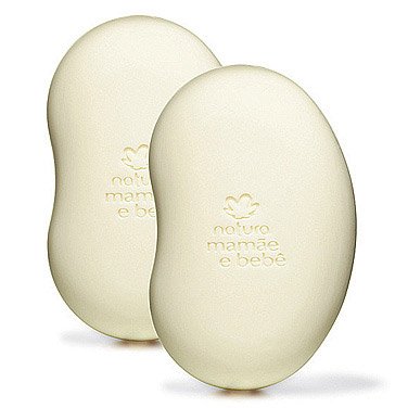 Linha Mamae Bebe Natura - Sabonete em Barra Vegetal Com Oleo de Passiflora (Flor de Maracuja) (2 x 100 Gr) - (Natura Mom and Baby Collection - Vegetable Bar Soap enriched with Passiflora Oil (Passion Fruit Flower) (2 x Net 3.52 Oz))