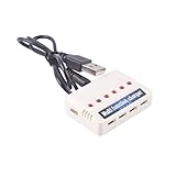 YouCute 1to6 Charger for X708W UDI U45 Raven U45W Blue Jay U42 U42W U42WH CW4 Blue Jay Raven RC Quadcopter Drone Spare Parts (Charger)