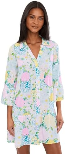 lilly pulitzer jasmyn tiered maxi dress Lilly Pulitzer Women's Jasmyn Tiered Maxi Dress (Coastal Blue Ltwt Oxford Stripe) (Size 16)