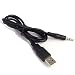 3.5mm Male AUX Audio Car Stereo Jack Cables to USB 2.0 Male Charge Cable Adapter Cord,USB Connection Kit,for Music Player,Black, 3Feet... primary