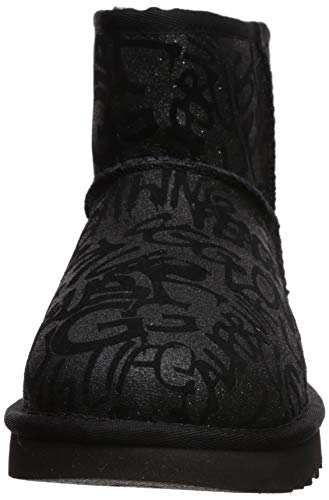 UGG-Womens-Classic-Mini-Sparkle-Graffiti-Fashion-Boot