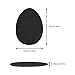 Makryn Self-Adhesive Pad for Shoes,5 Pairs Shoe Sole Protector Sticker(Black)