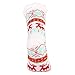 Slipper Socks, Women Fleece Socks Wool Non Slip Socks Sherpa Thick Christmas Socks with grippers Warm Winter Women Girls Mid Calf High Sleep Socks, (White), One Size