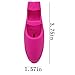 Soft Silicone Powerful Put-On Finger Sleeve Massager Small Size Magic Vibrating Massage Stick (Pink)