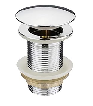 PU16 ohne Überlauf Pop-Up Ventil Ablauf Ablaufgarnitur Excenter Exzenter Abfluss