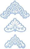 Ecstasy Crafts Marianne Design Creatables Dies, 2.5 by 1.5-Inch, Anja's Vintage Corners