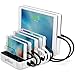 gofanco 65W 7-Port USB Charging Station Organizer (White) simultaneously Charges Phones, Tablets and Wearable Devices - iPhone, iPad, Samsung Galaxy, LG, Nexus, HTC and Others