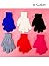 Sumind 12 Pairs Winter Knitted Magic Stretch Gloves Anti-slip Knit Cotton Warm Gloves for Children (6 Colors, Kids Size 5 to 12 Years)
