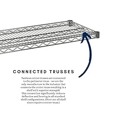 Tarrison 4-Shelf Adjustable, Heavy Duty Storage
