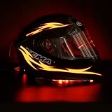 Unique Flame Shape 4PCS Rechargeable Motorcycle