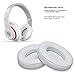 AGPTEK White Replacement Earpads, 2 Pieces Foam Ear Pad Cushion Compatible with Beats Studio 2.0 Wired/Wireless B0500 B0501 Headphone & Beats Studio 3.0