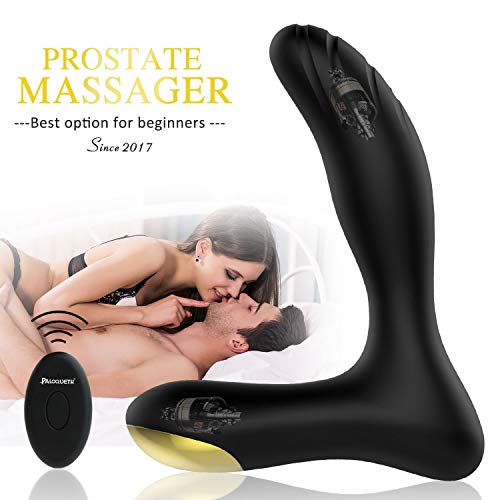 Review Analysis + Pros/Cons - PALOQUETH Male Vibrating Prostate Massager Sex Toy with 2 Powerful Motors 10 Stimulation Patterns for Wireless Remote Control Anal Pleasure Unisex G Spot Vibrator Anal Sex Toy Black Review Analysis + Pros/Cons - PALOQUETH Male Vibrating Prostate Massager Sex Toy with 2 Powerful Motors 10 Stimulation Patterns for Wireless Remote Control Anal Pleasure Unisex G Spot Vibrator Anal Sex Toy Black