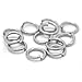 Valyria 1000pcs Silver Tone Stainless Steel Open Jump Rings Connectors 6(1/4