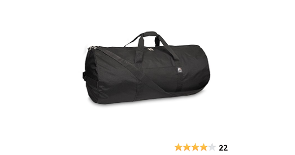 Everest 36-Inch Round Duffel, Black 