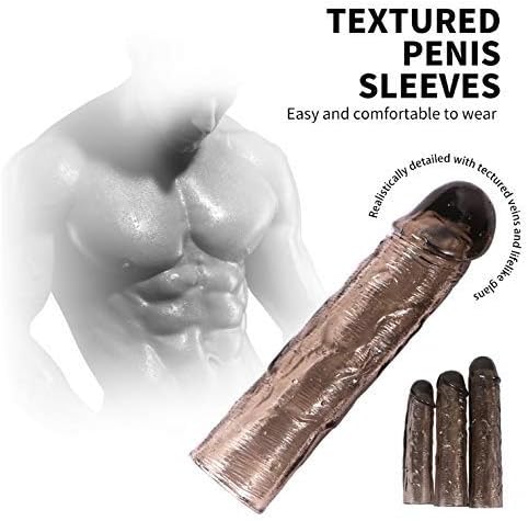 Qiaolidong Extender Enlarger Extension Sheath Elastic Long Lasting Time Size Sleeve Stamina Enhancer