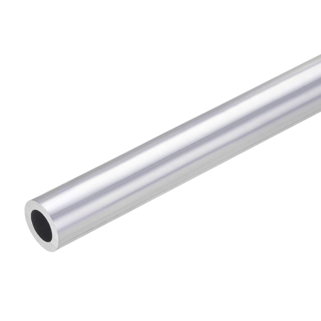 sourcing map 6063 Aluminum Round Tube, 22mm OD 14mm Inner Dia 300mm Length Seamless Straight Tubing