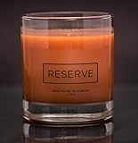 Man Cave Candle in Reusable 8 oz Whiskey Glass - Scented with Masculine Acqua di Gio Fragrance - for the Cool Modern Stylish Classy Sophisticated Gentleman Hand Made in USA
