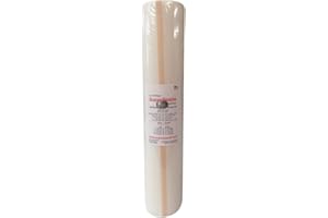 Superpunch Wash Away Stabilizer, SuperStable H2O "Eau" Gone White FSL 19.25inch x 25 Yard Roll -Machine Embroidery Stabilizer Backing, Wash n Gone Wash Away for Free Standing Lace, Made in USA