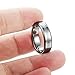 Tungary 6mm Tungsten Rings for Men Women Wedding Band Engagement Promise Matte Finish Size 10