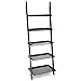 Convenience Concepts American Heritage 5 shelves Bookshelf Ladder, Black