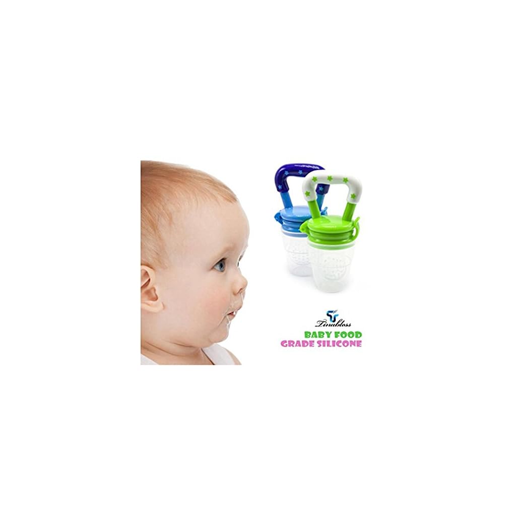 Hibery 2 Pack Baby Food Feeder Baby Fruit Net Fresh Food Feeding
