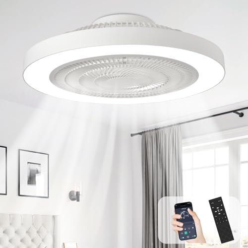 Depuley Bladeless Flush Mount Ceiling Fan