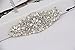 Trlyc New White/Ivory Bridal Wedding Dress Rhinestone Sash