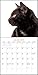 2019 Black Cats on White Calendar