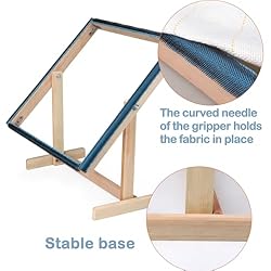 Rug Hooking Frame, Punch Needle Frame, Gripper