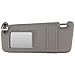 IAMAUTO 14928 New Sun Visor Left Driver Gray for 2007 2008 2009 2010 2011 Toyota Camry with VanityLight